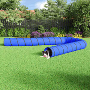 vidaXL Tunel pre psa modrý Ø 55x1000 cm polyester