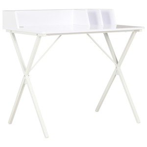 vidaXL Stôl biely 80x50x84 cm