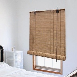vidaXL Roleta, bambus 100x220 cm, hnedá