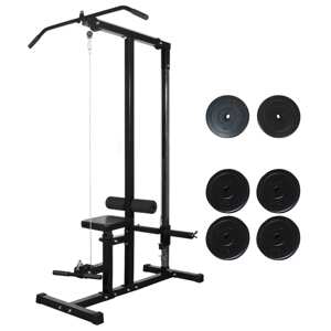 vidaXL Posilňovacia veža so závažiami 40 kg