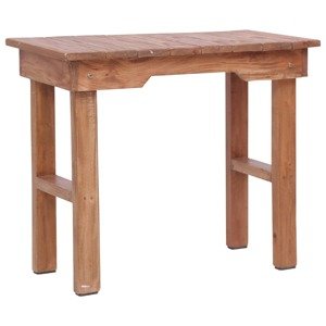 vidaXL Koncový stolík 70x35x60 cm mahagónový masív