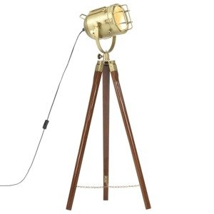 vidaXL Lampa na statíve, mangový masív 97 cm