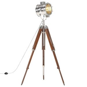 vidaXL Lampa na statíve, mangový masív 165 cm