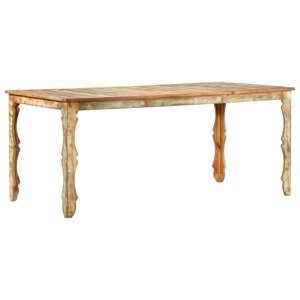 vidaXL Jedálenský stôl 180x90x76 cm, recyklovaný masív