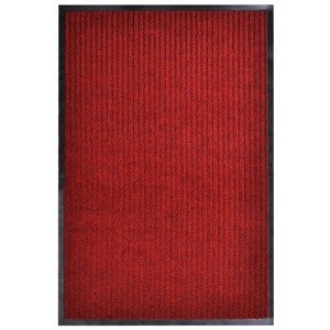 vidaXL Rohož pred dvere, červená 117x220 cm, PVC