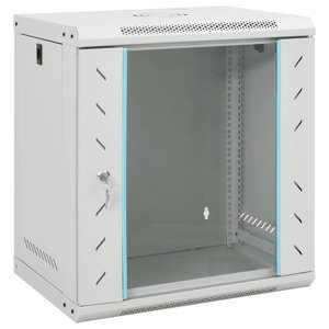 vidaXL 12U Nástenná serverová skriňa 19" IP20 53x40x60 cm