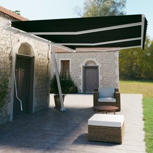 vidaXL Voľne stojaca ručne zaťahovacia markíza 600x350 cm, antracitová