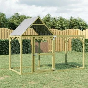 vidaXL Kurník 200x100x150 cm impregnovaná masívna borovica