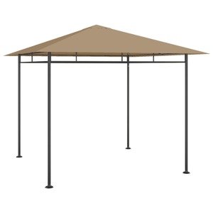 vidaXL Altánok 3x3x2,7 m sivohnedý 180 g/m²