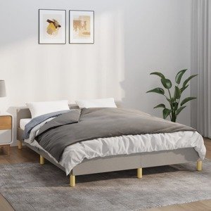 vidaXL Záťažová prikrývka s krytom šedá 152x203 cm 7 kg látka