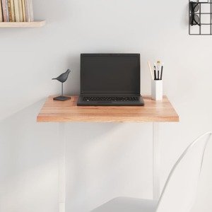 vidaXL Stolová doska bledohnedá 60x40x2 cm ošetrený dubový masív
