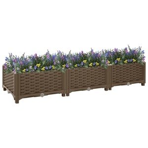 vidaXL Vyvýšený záhon 120x40x23 cm polypropylén