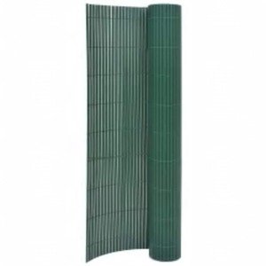 vidaXL Obojstranný záhradný plot 110x400 cm zelený