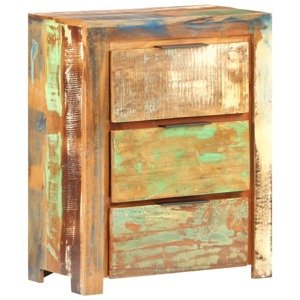 vidaXL Komoda 59x33x75 cm, recyklovaný masív
