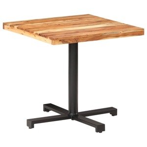 vidaXL Bistro stolík štvorcový 80x80x75 cm akáciový masív