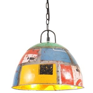 vidaXL Industriálna vintage závesná lampa 25 W, farebná 31 cm E27