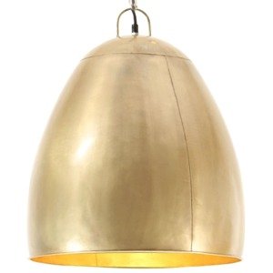 vidaXL Industriálna závesná lampa 25 W mosadzná 42 cm okrúhla E27