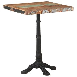 vidaXL Bistro stolík 60x60x76 cm recyklovaný masív