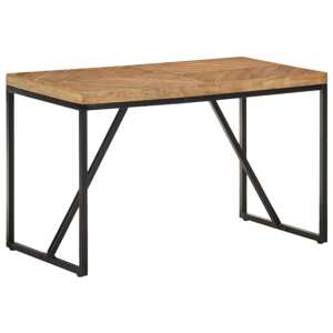 vidaXL Jedálenský stôl 120x60x76 cm akáciový a mangovníkový masív