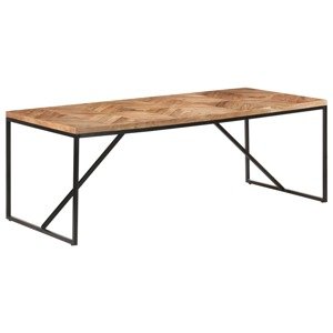 vidaXL Jedálenský stôl 200x90x76 cm akáciový a mangovníkový masív