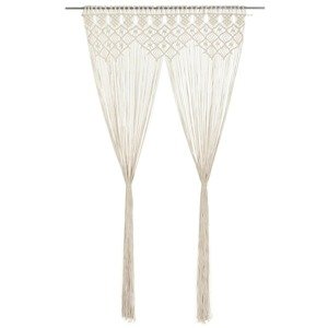 vidaXL Záclona macrame 140x240 cm bavlna