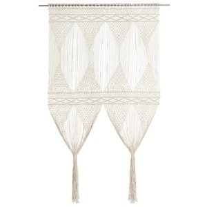 vidaXL Záclona macrame 140x240 cm bavlna