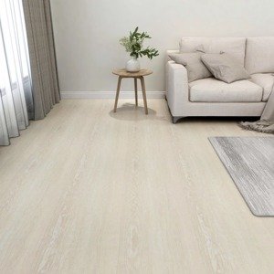 vidaXL Samolepiace podlahové dosky 55 ks, PVC 5,11 m², béžové