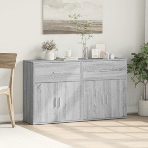 vidaXL Komody 2 ks sivé sonoma 60x31x70 cm kompozitné drevo