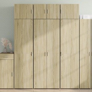 vidaXL Vysoká skrinka dub sonoma 70x42,5x185 cm kompozitné drevo