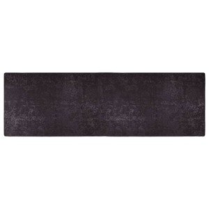 vidaXL Prateľný koberec 80x300 cm antracitový protišmykový