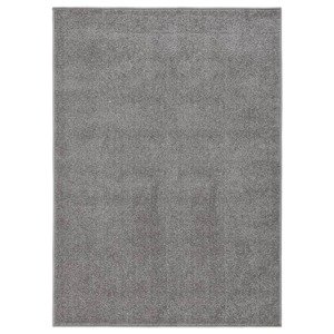 vidaXL Koberec krátky vlas 140x200 cm sivý