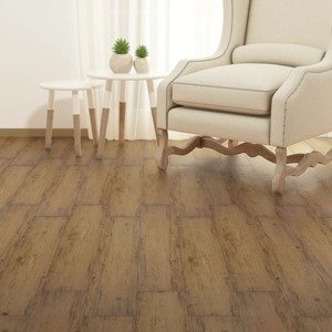 vidaXL Samolepiace podlahové dosky z PVC 2,51 m² 2 mm hnedý orech