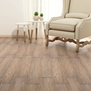 vidaXL Samolepiace podlahové dosky z PVC 2,51 m² 2 mm hnedý dub