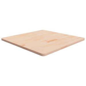 vidaXL Štvorcová stolová doska 80x80x2,5 cm neošetrený dubový masív
