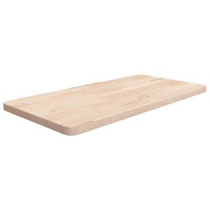 vidaXL Kúpeľňová doska 80x40x2,5 cm neošetrený masív
