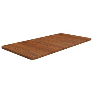 vidaXL Kúpeľňová doska tmavohnedá 80x40x1,5 cm ošetrený masív