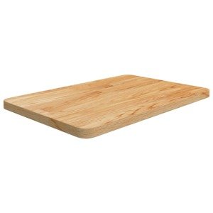vidaXL Kúpeľňová doska bledohnedá 60x40x2,5 cm ošetrený masív