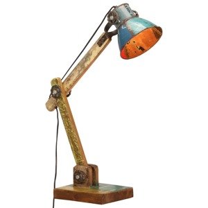 vidaXL Industriálna stropová lampa viacfarebná okrúhla 23x18x95 cm E27