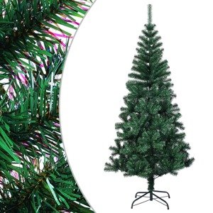 vidaXL Umelý vianočný stromček s farebnými vetvičkami zelený 240cm PVC