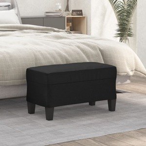 vidaXL Lavička čierna 70x35x41 cm umelá koža