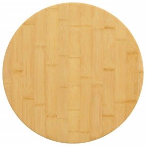 vidaXL Stolová doska Ø50x4 cm bambus