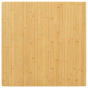 vidaXL Stolová doska 80x80x1,5 cm, bambus