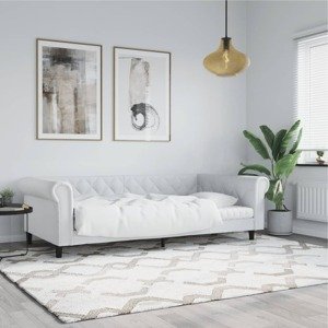 vidaXL Denná posteľ biela 80x200 cm umelá koža