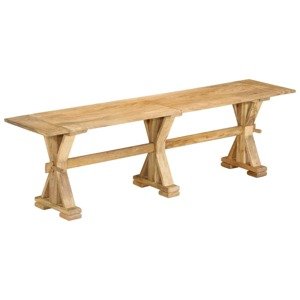 vidaXL Lavička 160x35x45 cm masívne mangovníkové drevo
