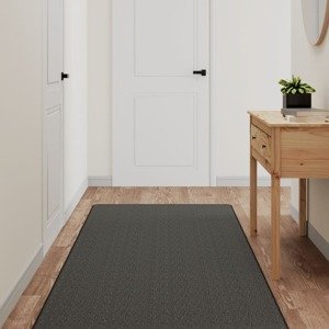 vidaXL Koberec behúň sisalový vzhľad antracitový 80x250 cm