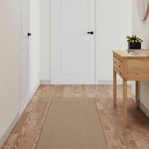 vidaXL Behúň koberec sisalový vzhľad pieskový 50x250 cm