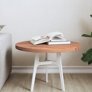 vidaXL Stolová doska Ø50x2,5 cm okrúhla masívny buk