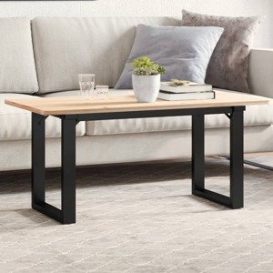 vidaXL Nohy konferenčného stolíka O-rám 90x30x43 cm oceľ