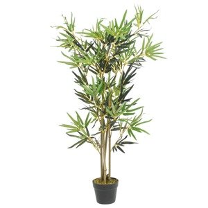 vidaXL Umelý bambusový strom 552 listov 120 cm zelený