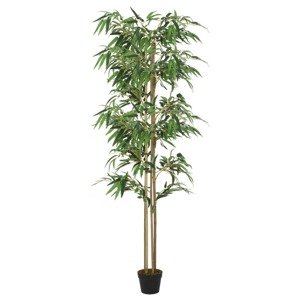 vidaXL Umelý bambusový strom 1520 listov 200 cm zelený